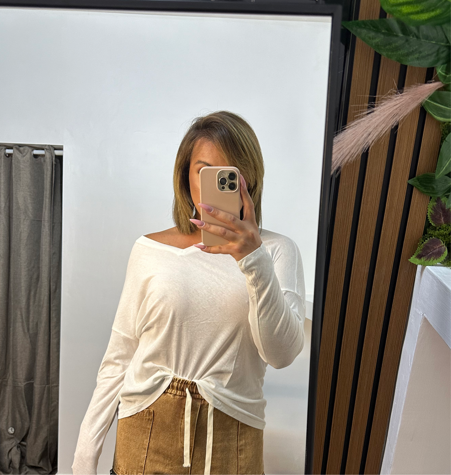 T-shirt scollo a V