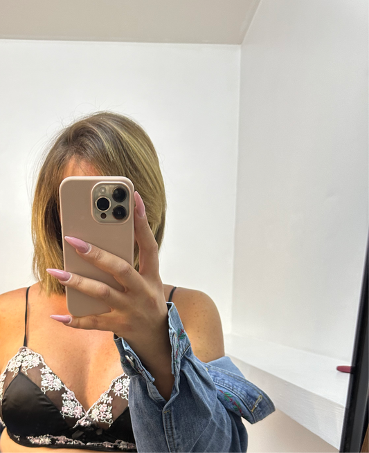 Bralette velvet black