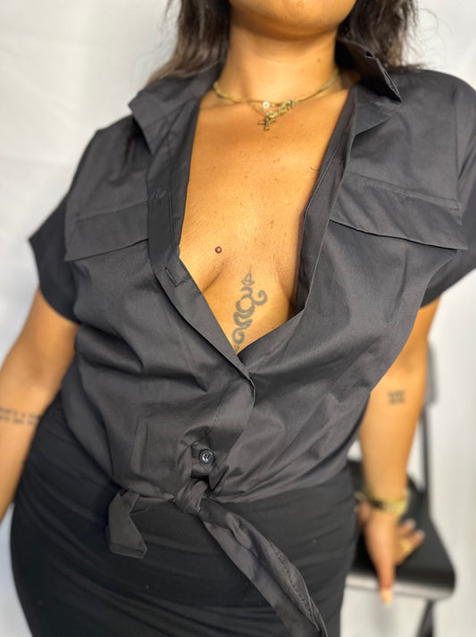Camicia crop modo