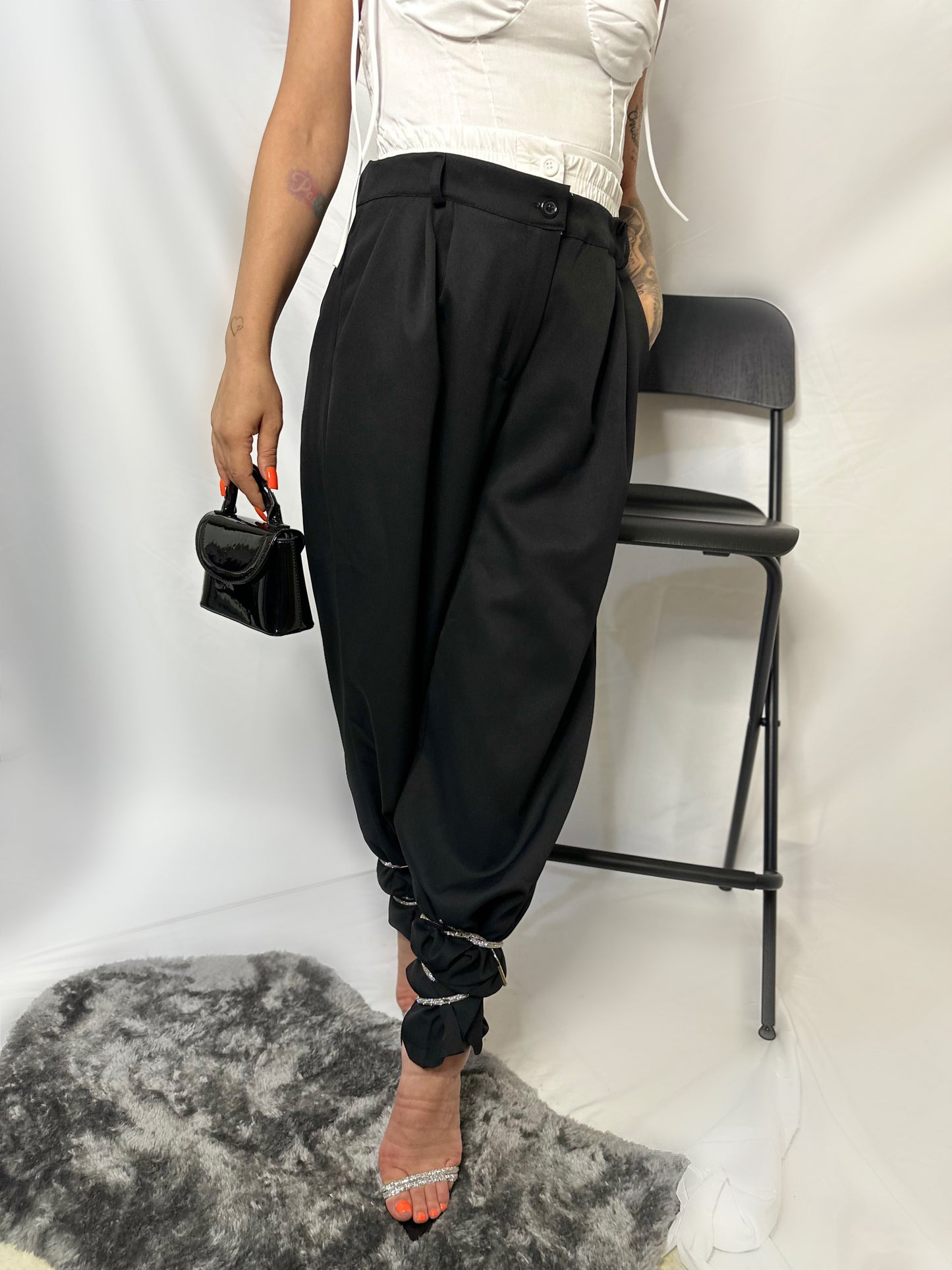 Pantaloni double clousure